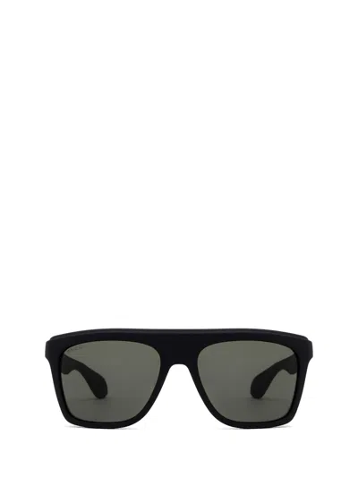 Shop Gucci Gg1570s Black Sunglasses