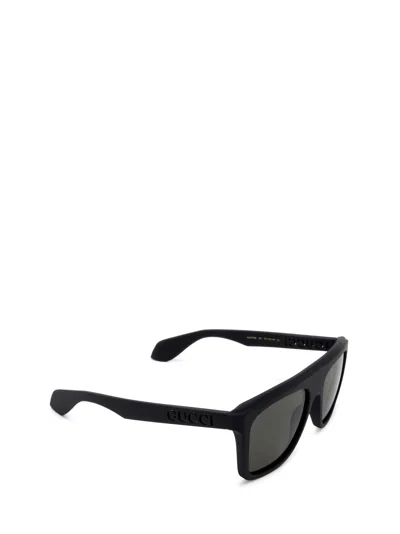 Shop Gucci Gg1570s Black Sunglasses