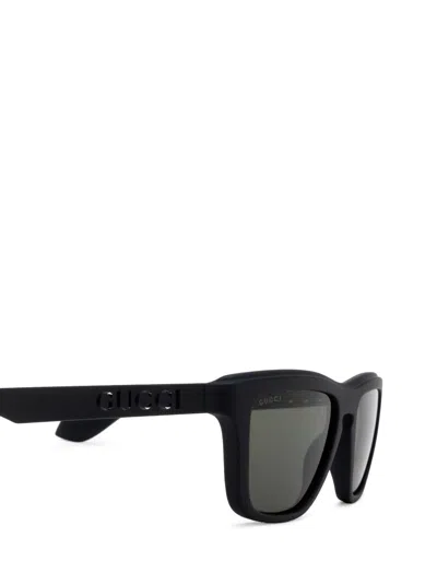 Shop Gucci Gg1571s Black Sunglasses