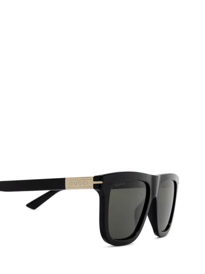 Shop Gucci Gg1502s Black Sunglasses