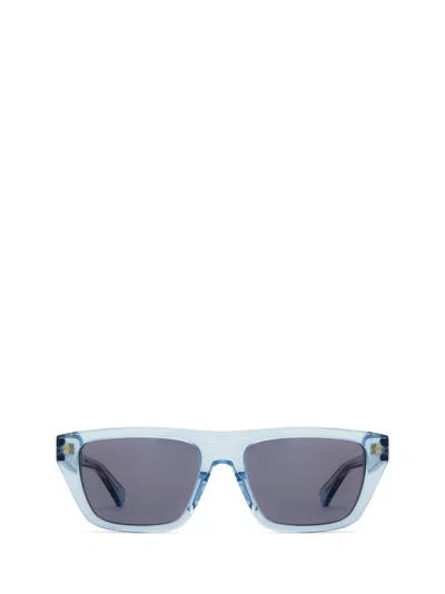 Shop Bottega Veneta Bv1291s Light Blue Sunglasses
