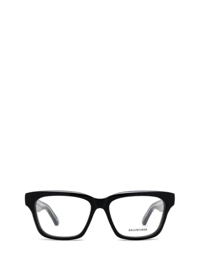 Shop Balenciaga Bb0343o Black Glasses