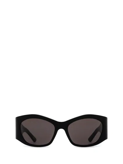 Shop Balenciaga Bb0329s Black Sunglasses