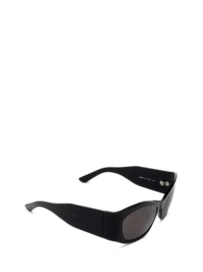 Shop Balenciaga Bb0329s Black Sunglasses