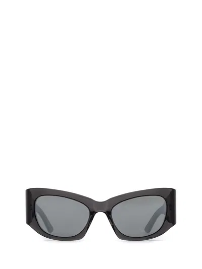 Shop Balenciaga Bb0327s Grey Sunglasses