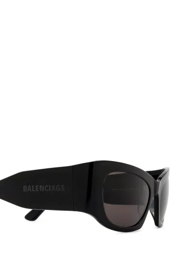 Shop Balenciaga Bb0327s Black Sunglasses