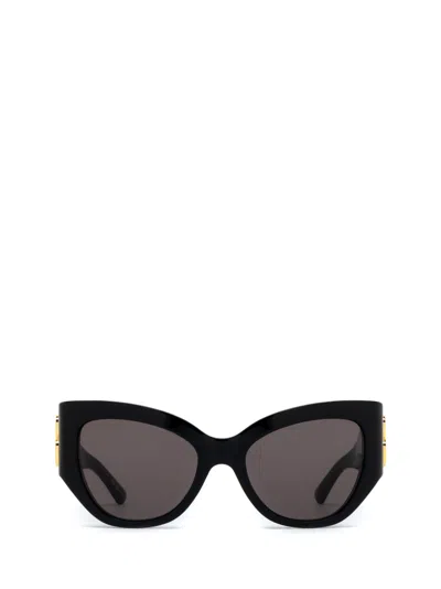 Shop Balenciaga Bb0322s Black Sunglasses