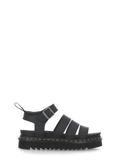 Shop Dr. Martens' Blaire Sandals In Black