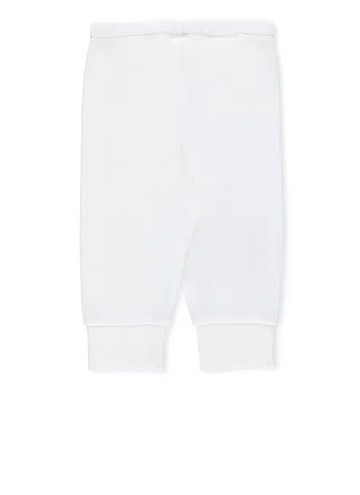 Shop Stella Mccartney Pants With Print In Ivory