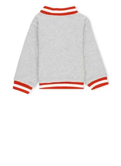 Shop Stella Mccartney Sweatshirt With Logo In Grey