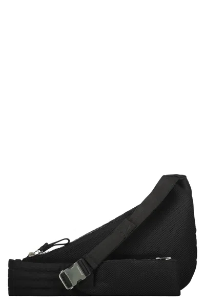 Bottega Veneta Nylon Belt Bag In Black