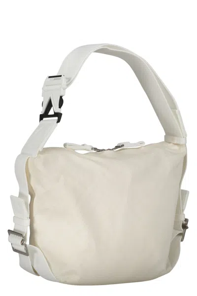 Shop Bottega Veneta Nylon Messenger Bag In White