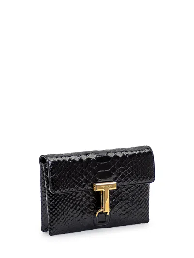 Shop Tom Ford Mini Monarch Bag In Black
