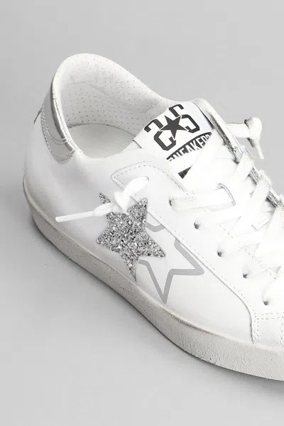 Shop 2star One Star Sneakers In White Leather