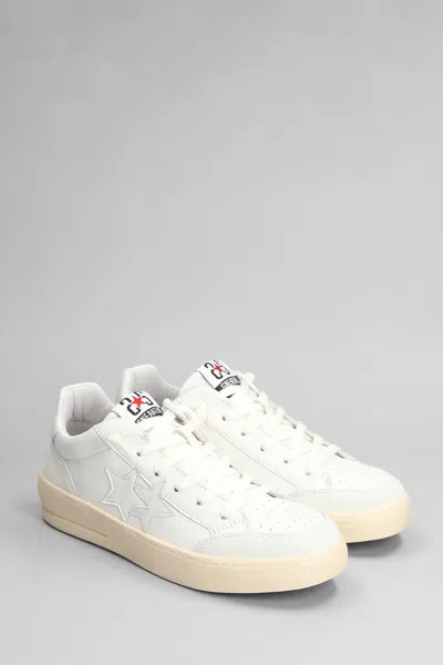 Shop 2star New Star Sneakers In White Suede And Leather