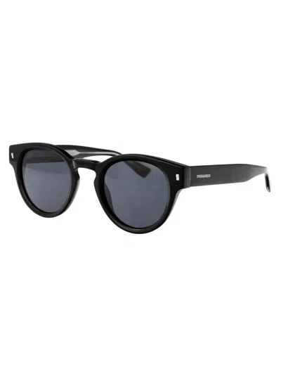 Shop Dsquared2 D2 0077/s Sunglasses In 807ir Black