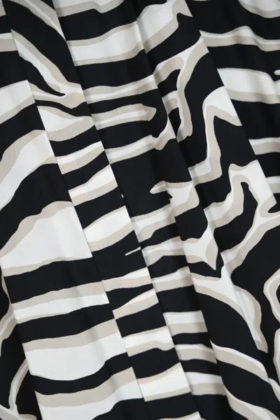 Shop Max Mara Zebra-print Nichols Cotton Skirt
