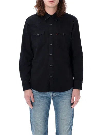 Shop Levi's Barstow Western Shirt In Black Wash