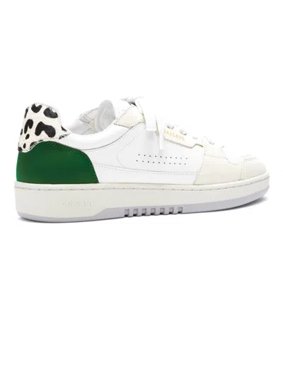Axel Arigato White And Beige Dice Lo Sneaker In White