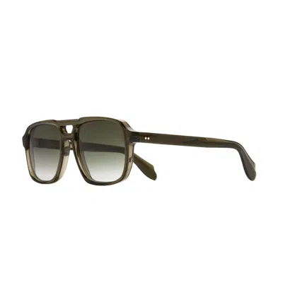 Shop Cutler And Gross 1394 09 Sunglasses In Verde