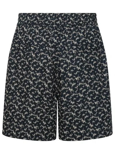 Shop Isabel Marant Vataya Black Cotton Bermuda Shorts