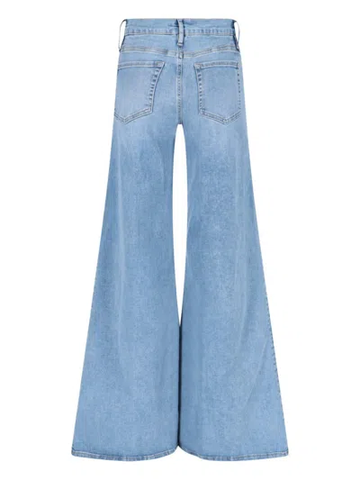 Shop Frame 5 Pockets Flare Jeans In Colorado