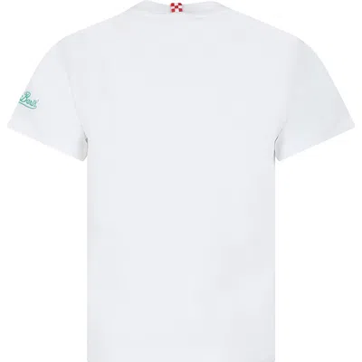 Shop Mc2 Saint Barth White T-shirt For Boy With Hulk Print