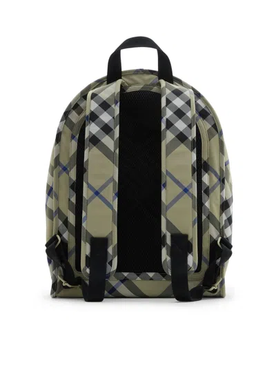 Shop Burberry ml Shield Backpack Sm S21 In Lichen