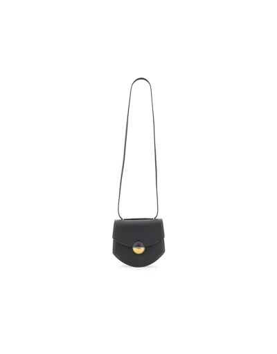 Shop Proenza Schouler Mini Round Dia Shoulder Bag In Black