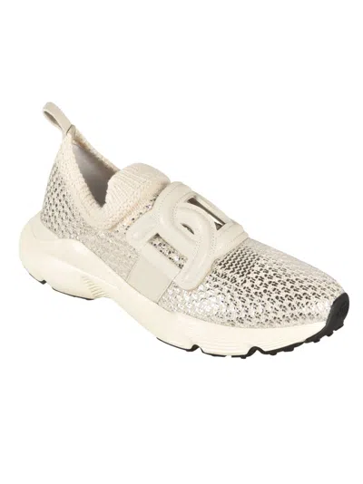 Shop Tod's 54c Sport Runner Sneakers In White