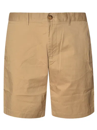 Shop Michael Kors Regular Plain Trouser Shorts In Kaki