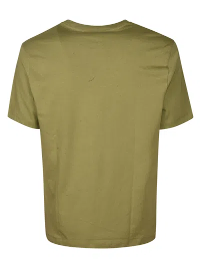 Shop Michael Kors Regular Logo T-shirt In Green