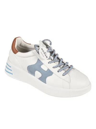 Shop Hogan H564 Rebel Sneakers In White