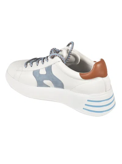 Shop Hogan H564 Rebel Sneakers In White