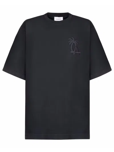 Shop Laneus T-shirts And Polos Black