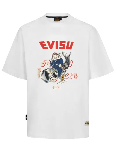 Shop Evisu T-shirts And Polos White