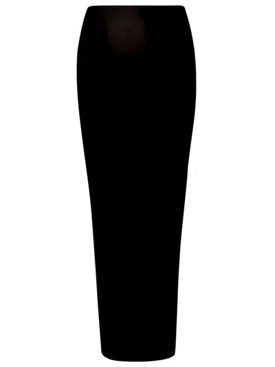 Shop Rick Owens Column Skirt In Black