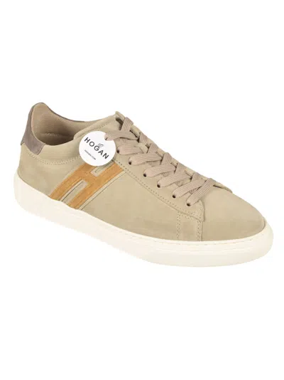 Shop Hogan H365 Canaletto Sneakers In Chocolate