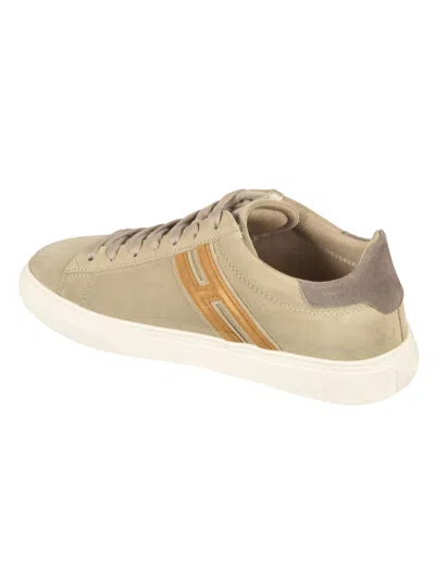 Shop Hogan H365 Canaletto Sneakers In Chocolate