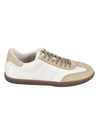 Shop Tod's Cassetta 68c Sneakers In White