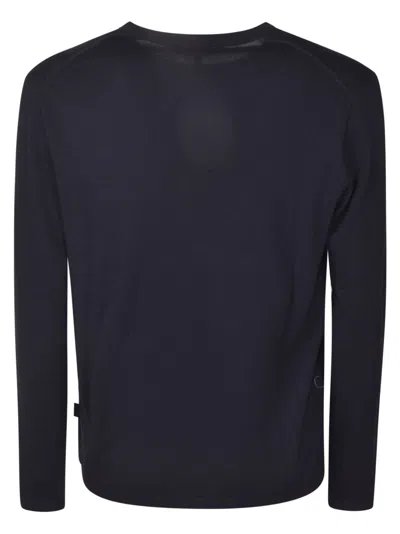 Shop Michael Kors Round Neck Plain Sweater In Blue