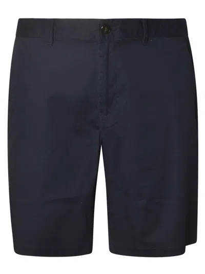 Shop Michael Kors Regular Plain Trouser Shorts In Blue