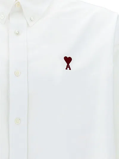 Shop Ami Alexandre Mattiussi Ami Shirts White
