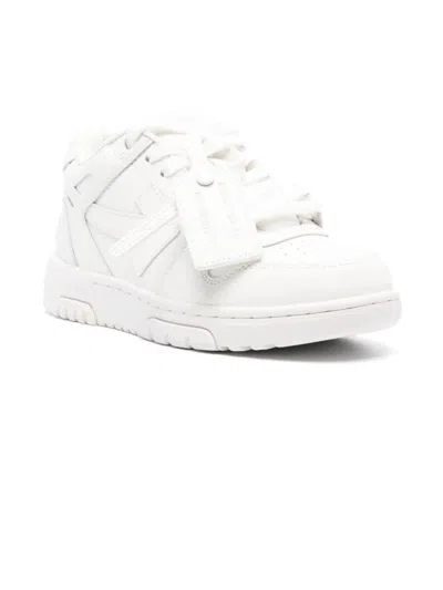 Shop Off-white White Out Of Office Leather Sneakers