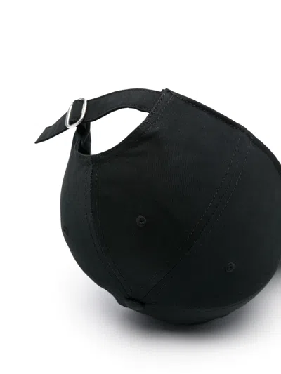 Shop Off-white Drill Logo Cotton Baseball Cap In Black