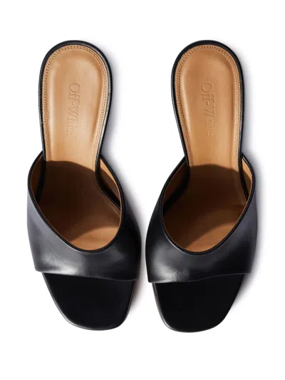 Shop Off-white Black Leather Mules