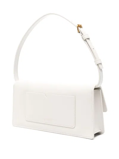 Shop Off-white White Calf Leather Jitney 1.0 Shoulder Bag