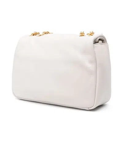 Shop Off-white White Jitney Nappa Shoulder Bag