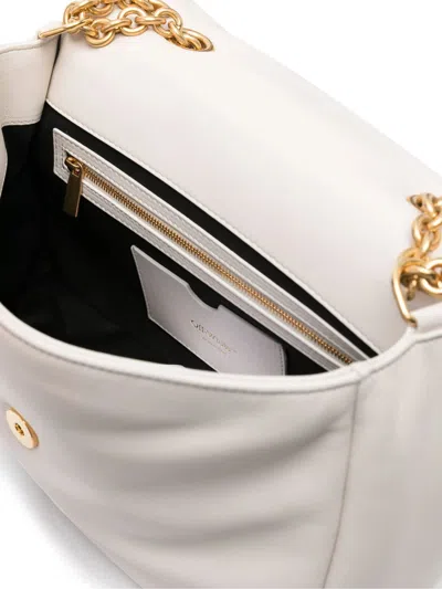 Shop Off-white White Jitney Nappa Shoulder Bag
