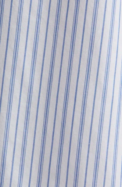 Shop Xirena Marlowe Stripe Long Sleeve Shirtdress In Coastal Stripe